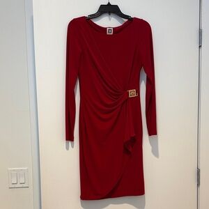 Anne Klein red dress
